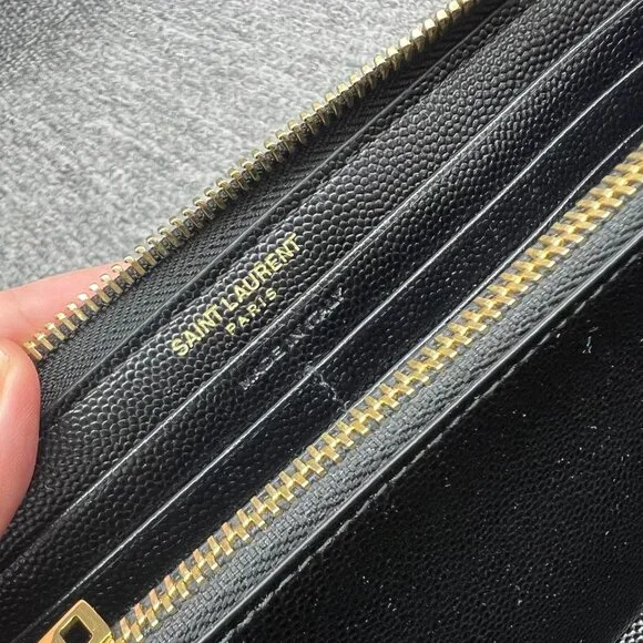 100% AUTHENTIC SAINT LAURENT PARIS ZIPPY WALLET - Picture 15 of 15